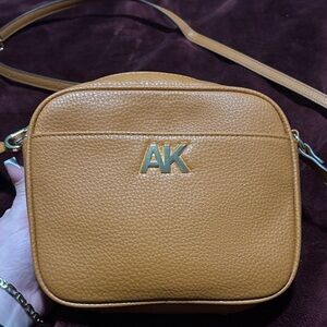 Anne Klein Gold Crossbody Bag